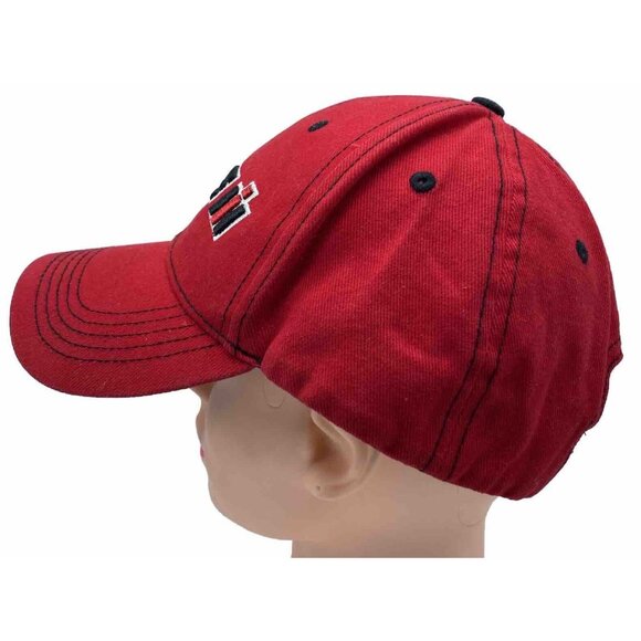 Case Agriculture Farm Heavy Equipment Baseball Hat Cap Red Black Logo - Picture 3 of 13